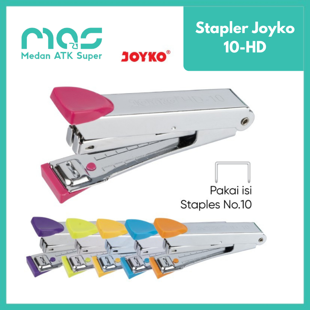 

[1 PCS] STAPLER HEKTER JOYKO HD-10 [MEDAN ATK SUPER] Hekter kuat mulus