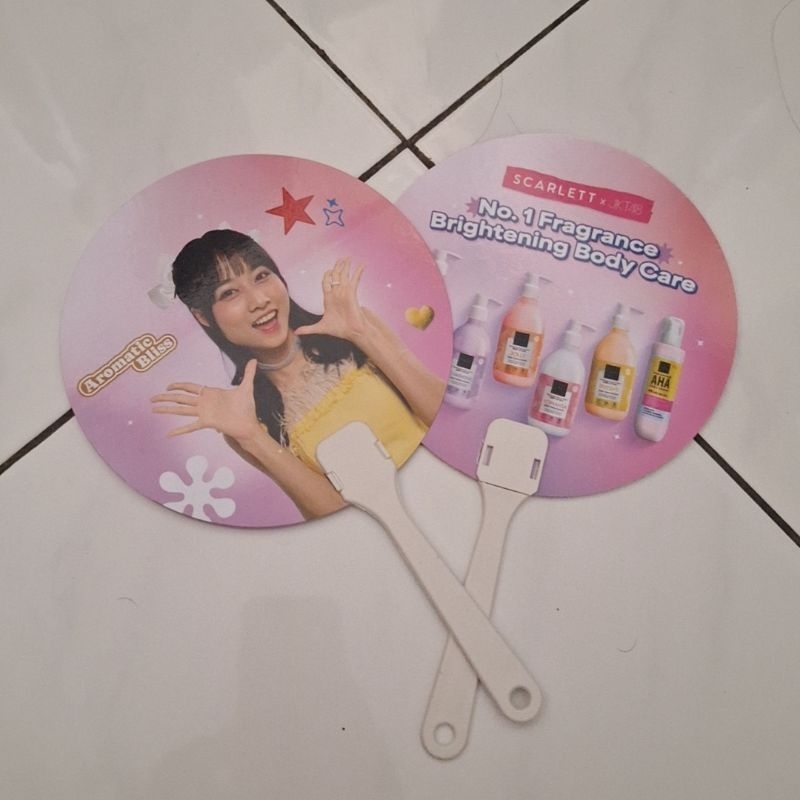 Uchiwa Kipas Muthe JKT48 x Scarlett, Bando Kathrina Japota x JKT48