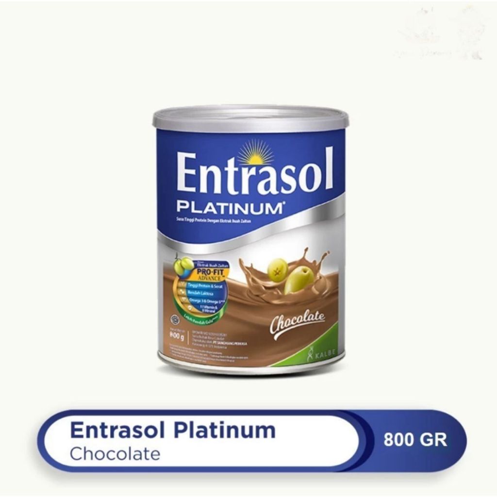 

ENTRASOL PLATINUM 800 gram - Coklat - Susu Lansia