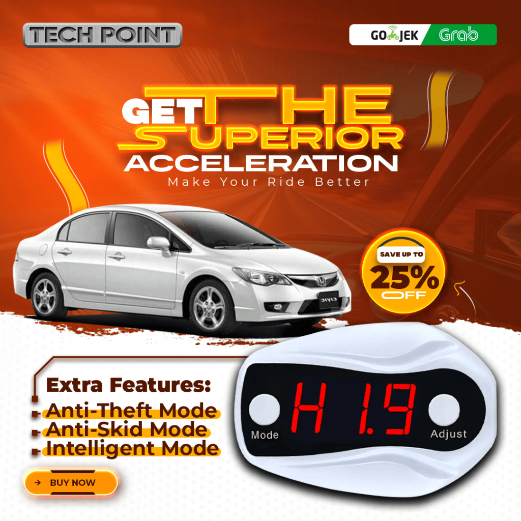 Throttle Controller Honda Civic FD Piggyback New 12 Drive ECU Remap