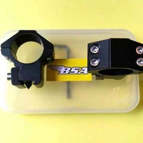 MOUNTING DOUBLE BAUD OD 25 REL 11 MM PENDEK - MONTING TELESKOP