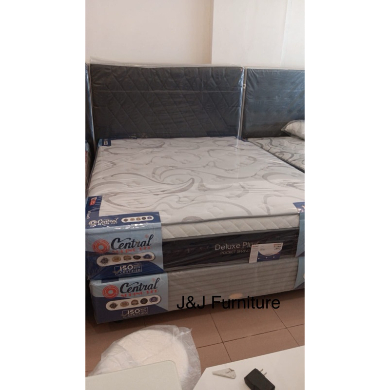 Central deluxe plus pocket spring springbed central makassar