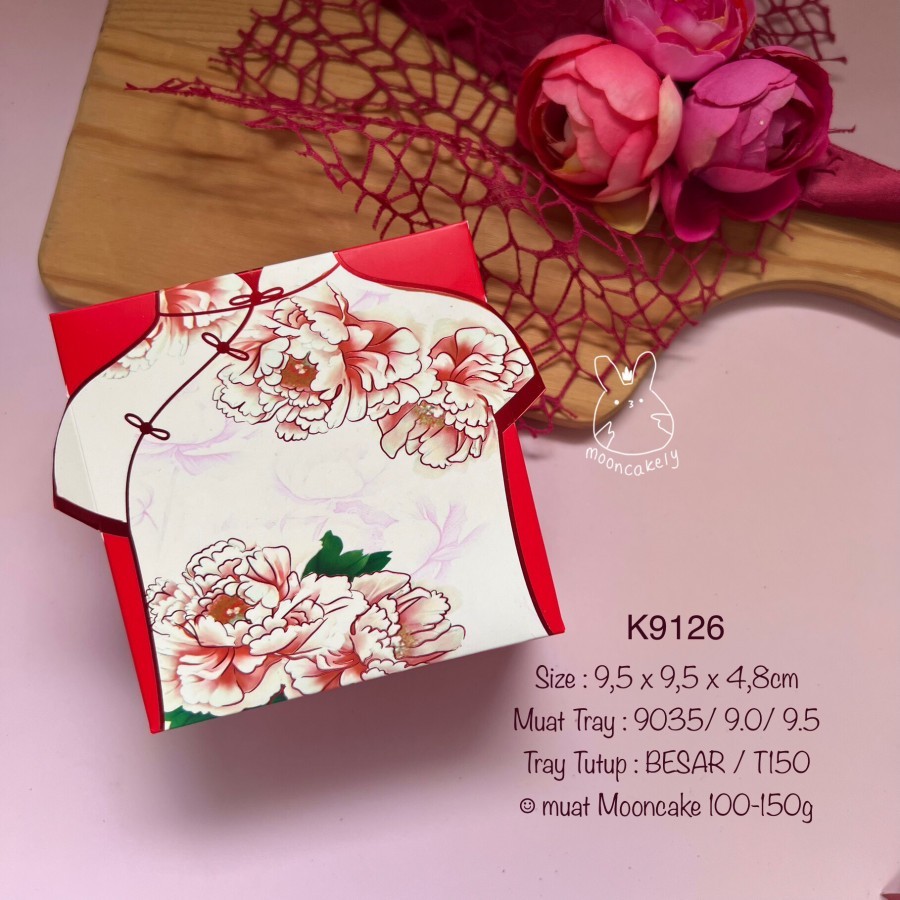 

Kotak Mooncake Satuan 10cm K91 dus Kue Bulan| Box| Packaging