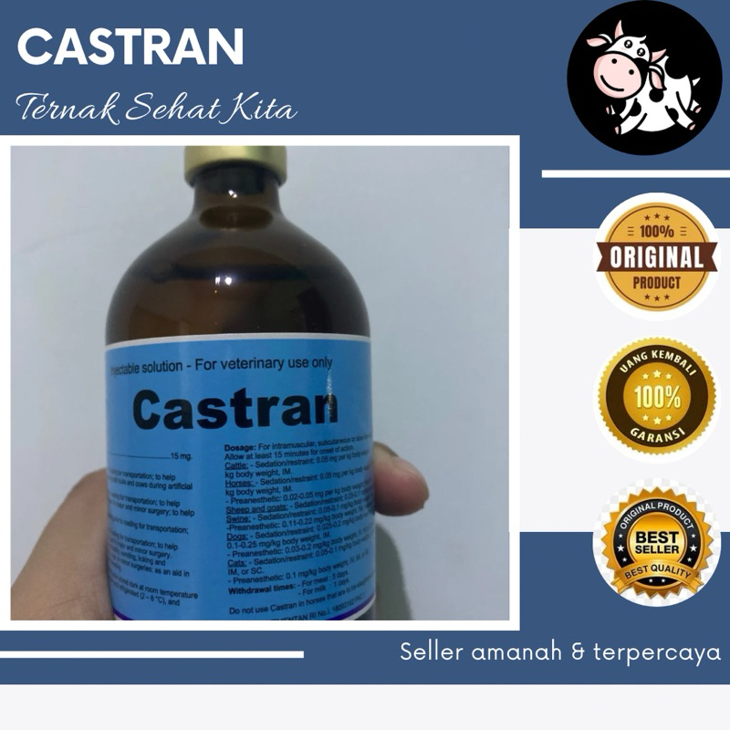 Castran 100ml - anestesi hewan anestesi babi