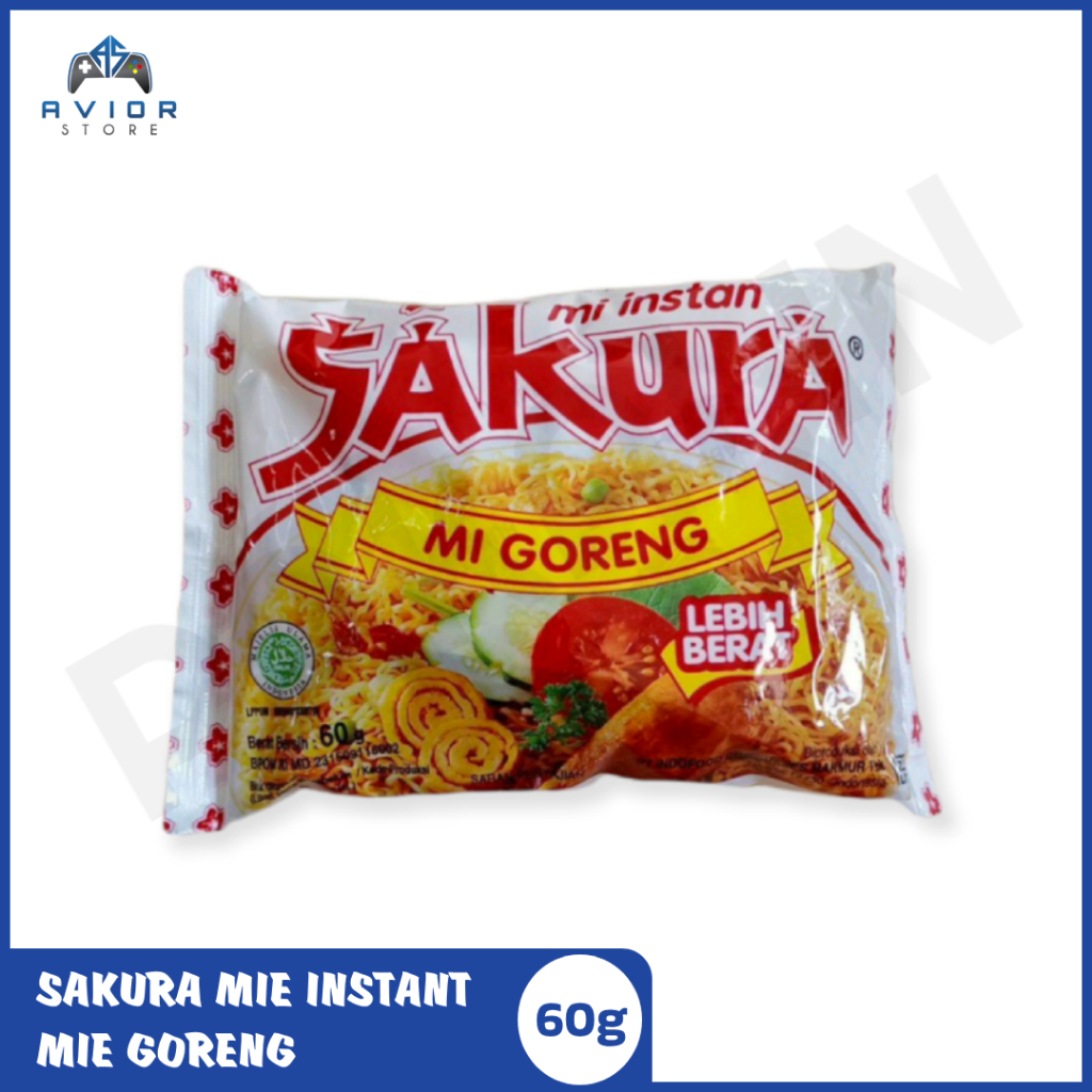 

SAKURA MIE GORENG 60 GRAM 1 DUS