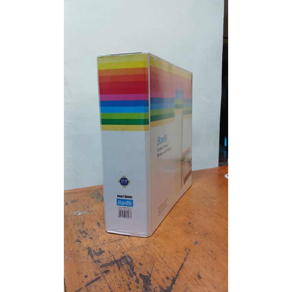 

BANTEX 8662 INSERT RING BINDER A4 3D - 65mm WHITE