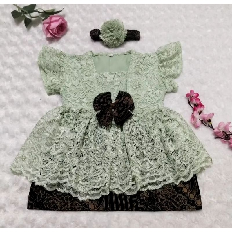 KEBAYA BAYI / KEBAYA ANAK / SETELAH KEBAYA ANAK PEREMPUAN 0-2 tahun