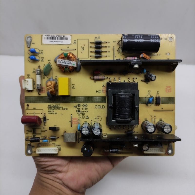 PSU - REGULATOR - POWER SUPPLY - MESIN TV LCD LED CHANGHONG 40D1200 - 40D1200 - 40D1200