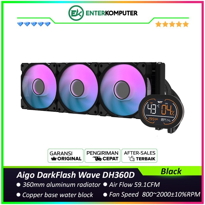 Aigo DarkFlash Wave DH360D - Black Edition