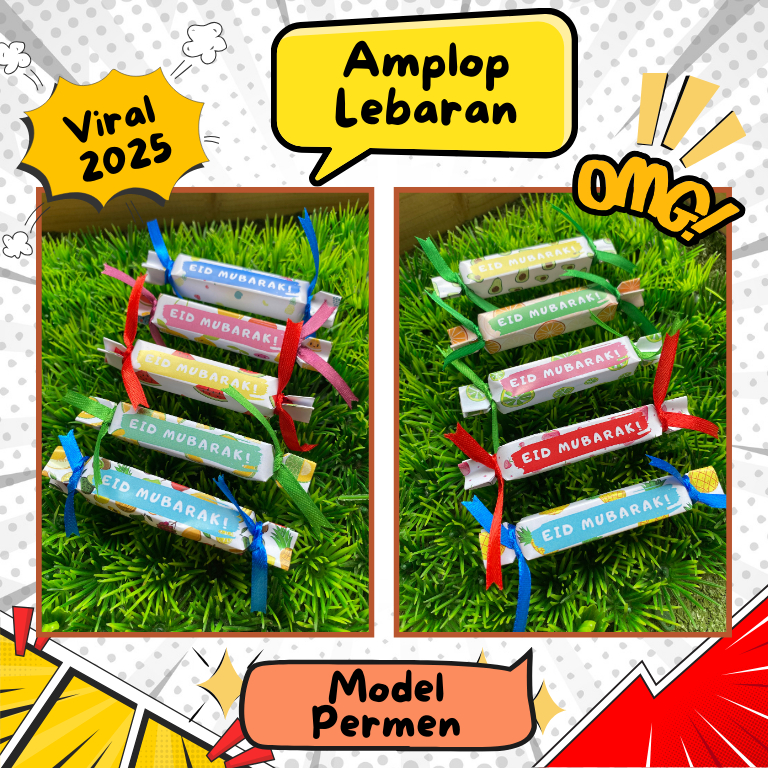 

Amplop Lebaran Permen Pita, Amplop Unik 2025, Amplop Viral 2025, Amplop Idul Fitri 2025