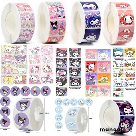 

✨COD 500pcs Stiker Label Thank You Sanrio lotso Aesthetic Waterproof Sticker Motif Kartun Mobil Untuk Dekorasi Pesta Ulang Tahun Anak -MG