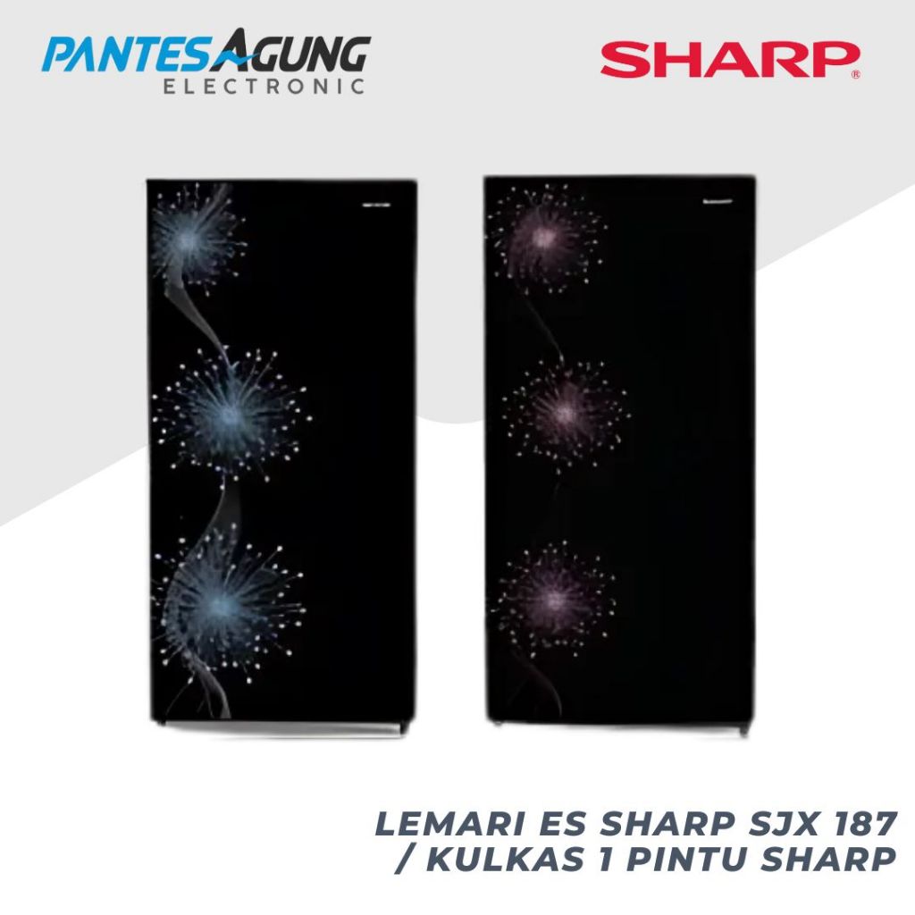 LEMARI ES SHARP SJX 187 / KULKAS 1 PINTU SHARP