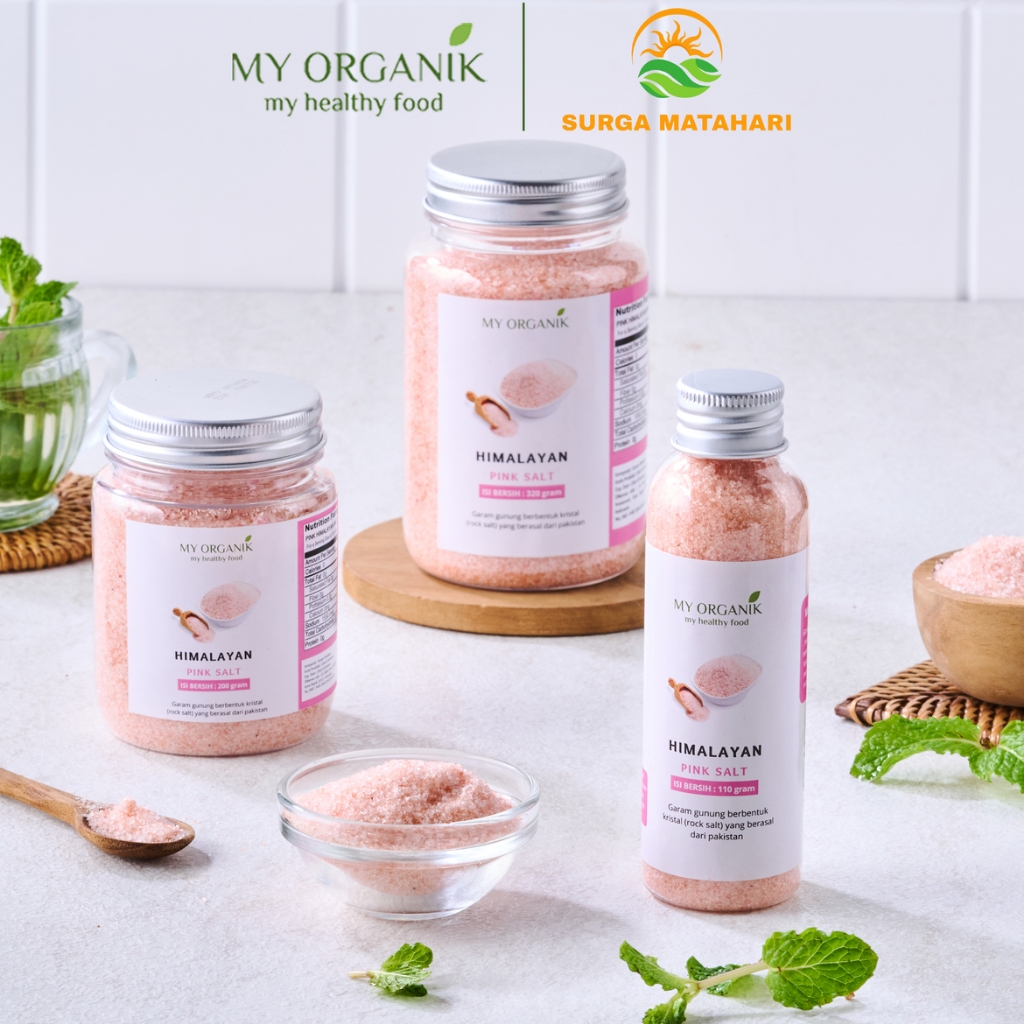 

My Organik Garam Himalayan Pink Salt Original Organic Premium Tanpa Campuran