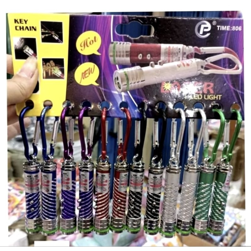 Mainan senter laser jarak jauh isi 12 pcs