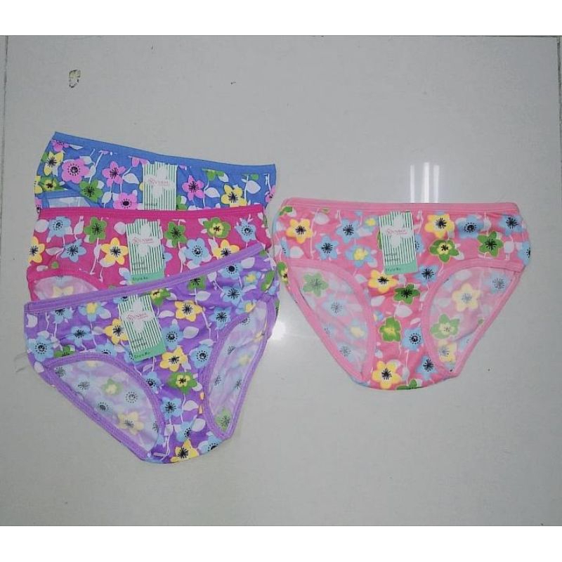 (6pcs)CD WENROU CD Anak Remaja Motif Bunga