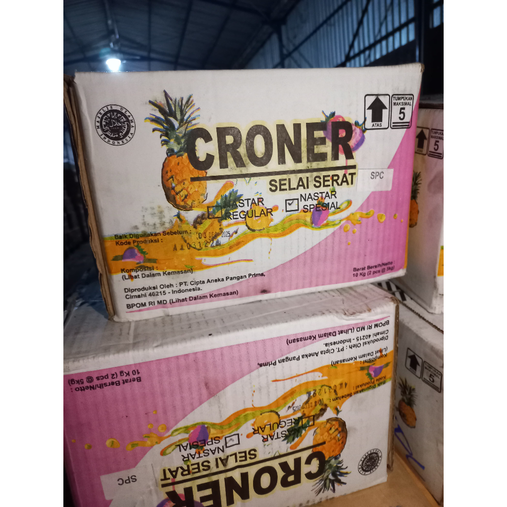 

SELAI CRONER NASTAR REGULER KEMASAN 2X5KG/KARTON