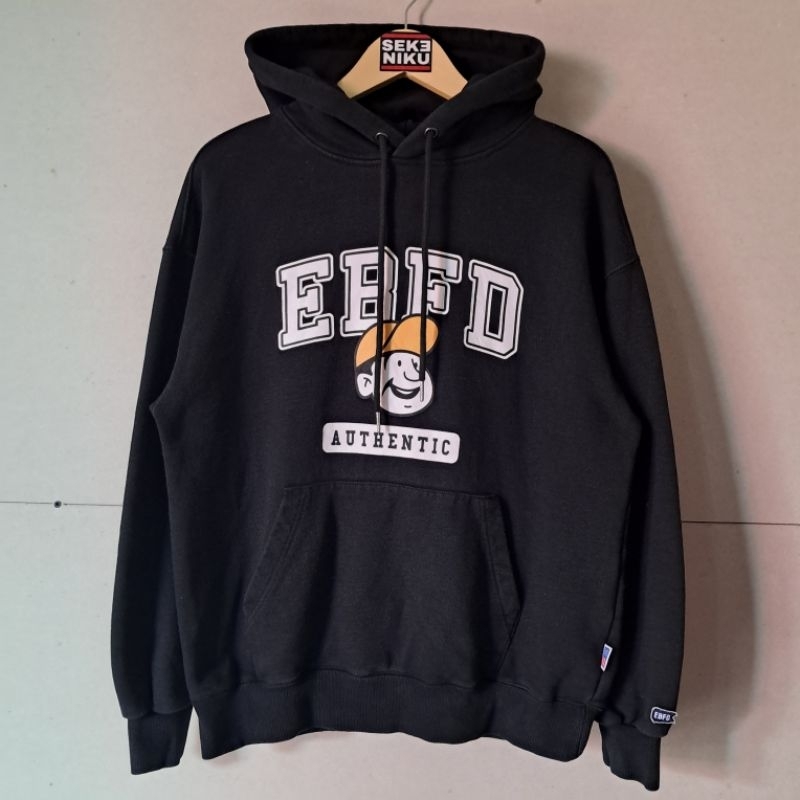 Hoodie EBFD EBBETS FIELD Idol KPop Mingyu SEVENTEEN bahan babyteri tebal berat