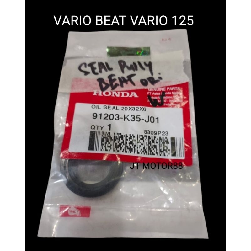 SEAL SIL PULLY PULY VARIO BEAT VARIO 125 ORIGINAL 91203 K35 J01