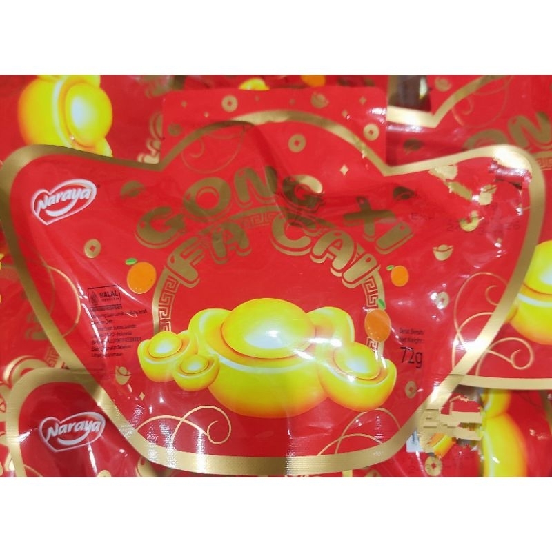 

Naraya orange jelly candy permen jelly jeruk imlek 72gr fp halal