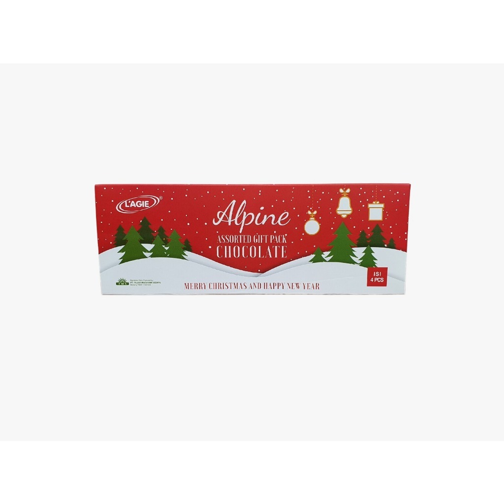 

Lagie Alpine Giftpack Cokelat Natal isi 4 @60gr