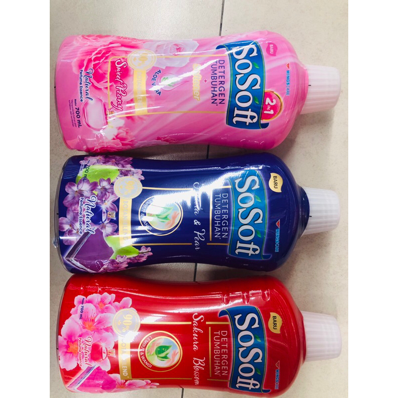 sosoft detergent cair