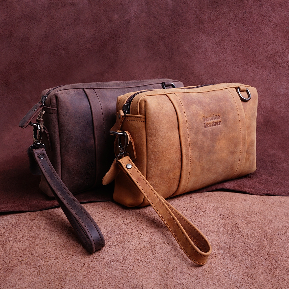 Tas Kulit Multifungsi Selempang Asli Murah Handbag QI LEATHER HB10