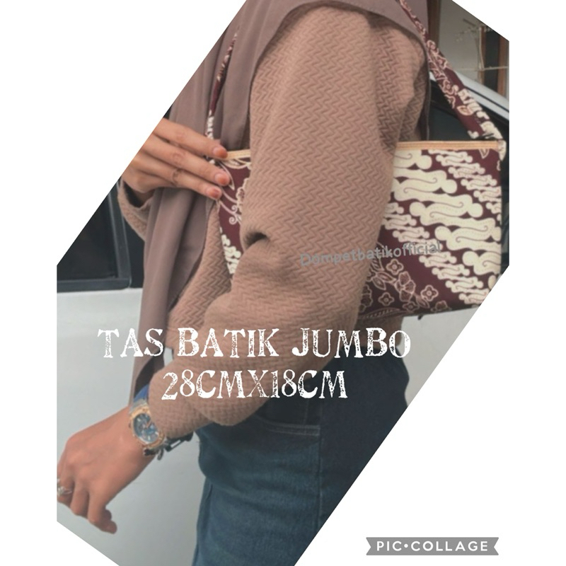 SOUVENIR DOMPET BATIK KOIN POUCH BATIK JUMBO 28cmx18cm SOLO YOGYA 1 kg muat 20pcs