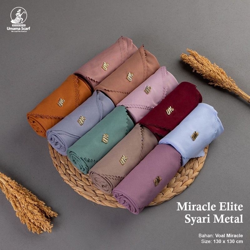 JILBAB SEGI EMPAT PREMIUM UMAMA POLOS 130X130