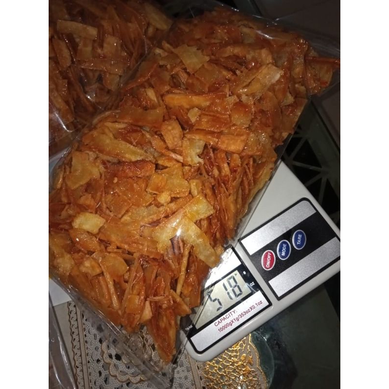 

Manggleng Singkong pedas manis/ Original / 1kg / 500gram asli singkong, enak, gurih, dan Lezat