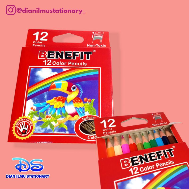 

pensil warna Joyko 12 warna pendek PW-1205