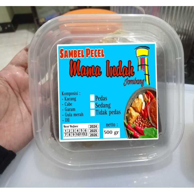 

Sambel pecel Dapur Mama Indah 500 gr tanpa bahan pengawet