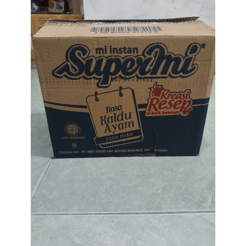 

Mi Instan Supermi Rasa Kaldu Ayam 1dus=40bks