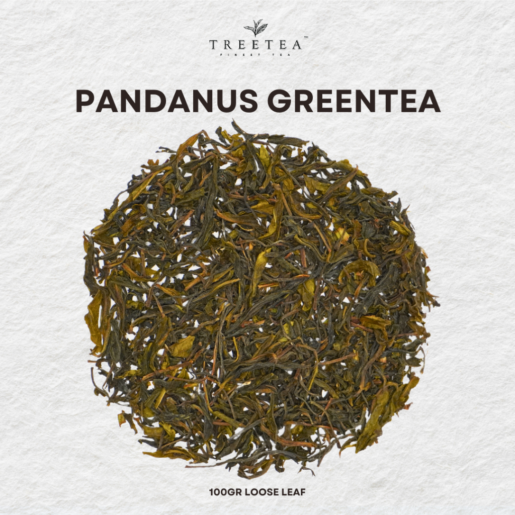 

Tree Tea Pandan Tea Loose Leaf Teh Pandan Lokal Teh Rasa Wangi 100 gram