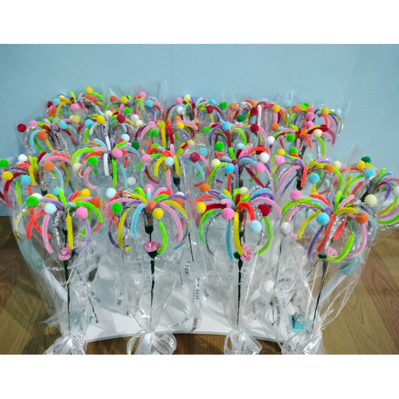 Bunga/Kembang Api Kawat Bulu