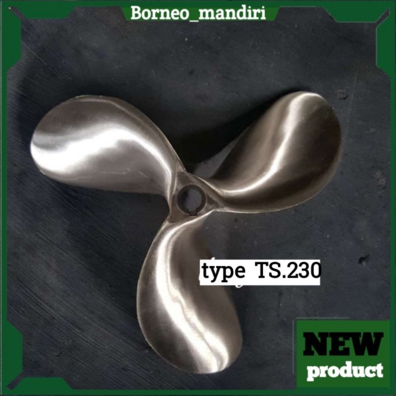 kipas balap perahu bahan kuningan asli type. TS.230