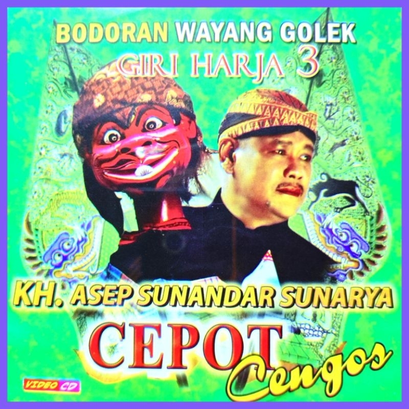Kaset VCD Bodoran Wayang Golek Lakon Cepot Cengos Dalang Asep Sunandar
