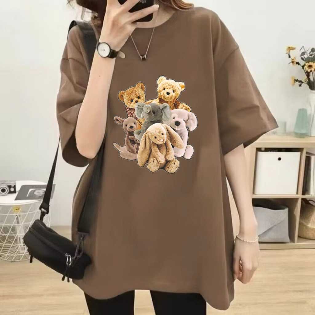 Kaos Oversize Wanita | Kaos Distro WANITA | Kaos Streetwear Oversize | Baju Kaos Distro | COD | Moti