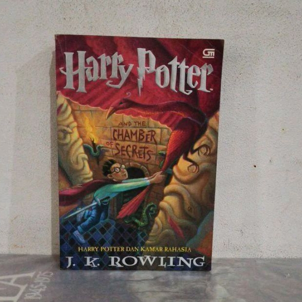 Novel Original Harry Ptter TAHUN 2 AND THE CHAMBER OF SECRETS HARRY POTTER DAN KAMAR RAHASIA J K ROW