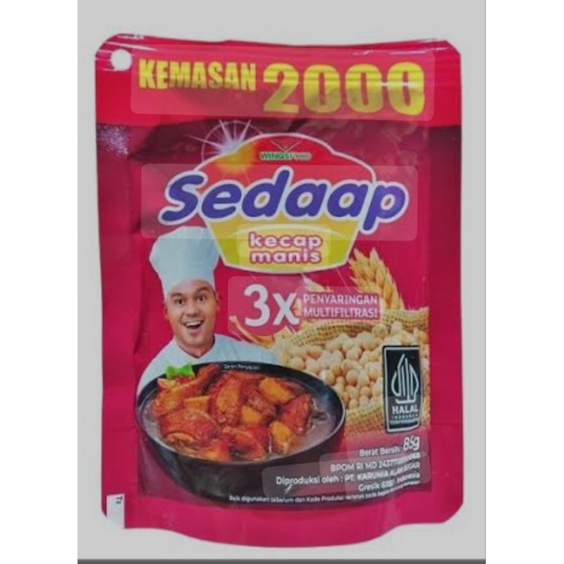 

Kecap sedaap kemasan 2000 rupiah