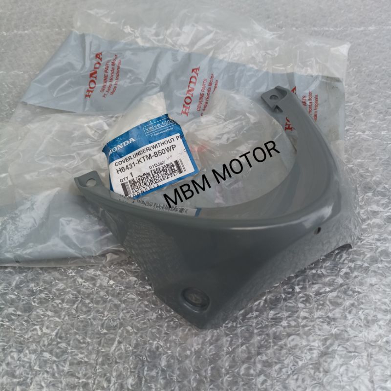 COVER UNDER HONDA SUPRA X125 X 125 D PGM FI SAMBUNGAN BAWAH SAYAP LUAR ORI AHM 64310-KTM-850FMB ORIG