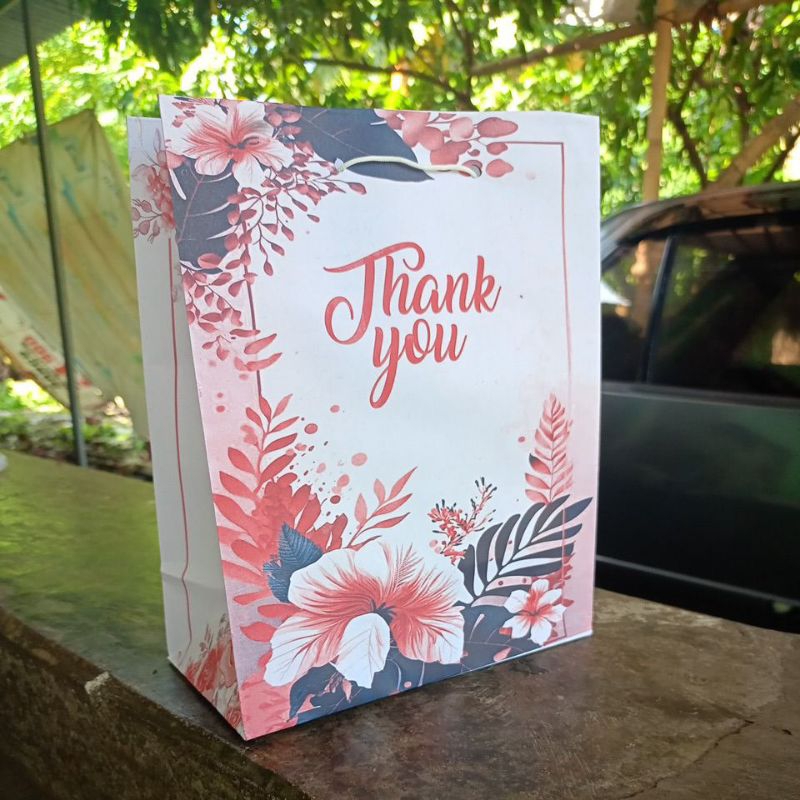 

paperbag motif 2 warna premium