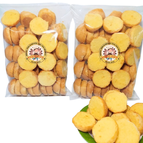 

Roti kering Bagelen - 250 GR Bandung Roti Kering Bagelan Mini Bulat