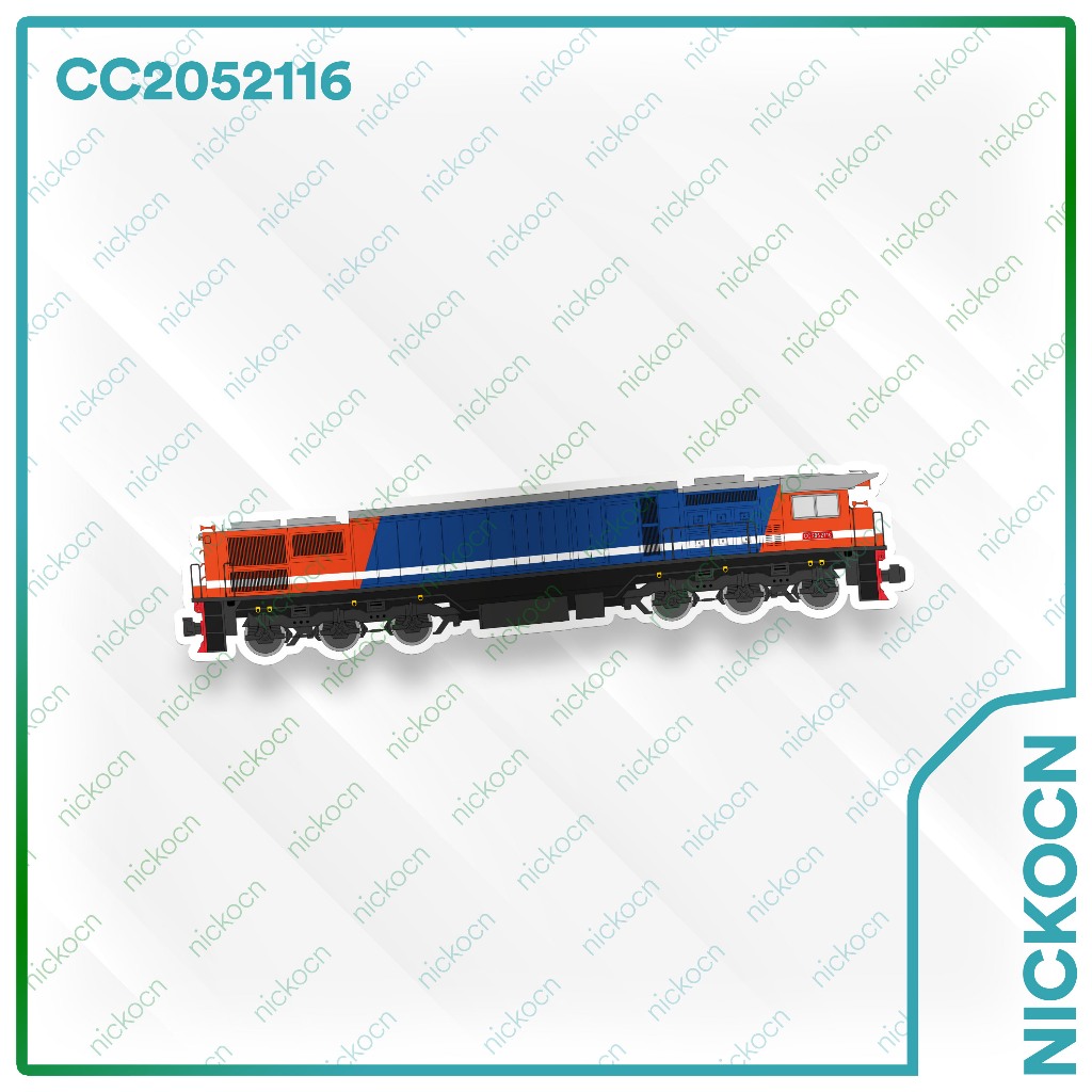 Stiker Lokomotif CC205 Sisi