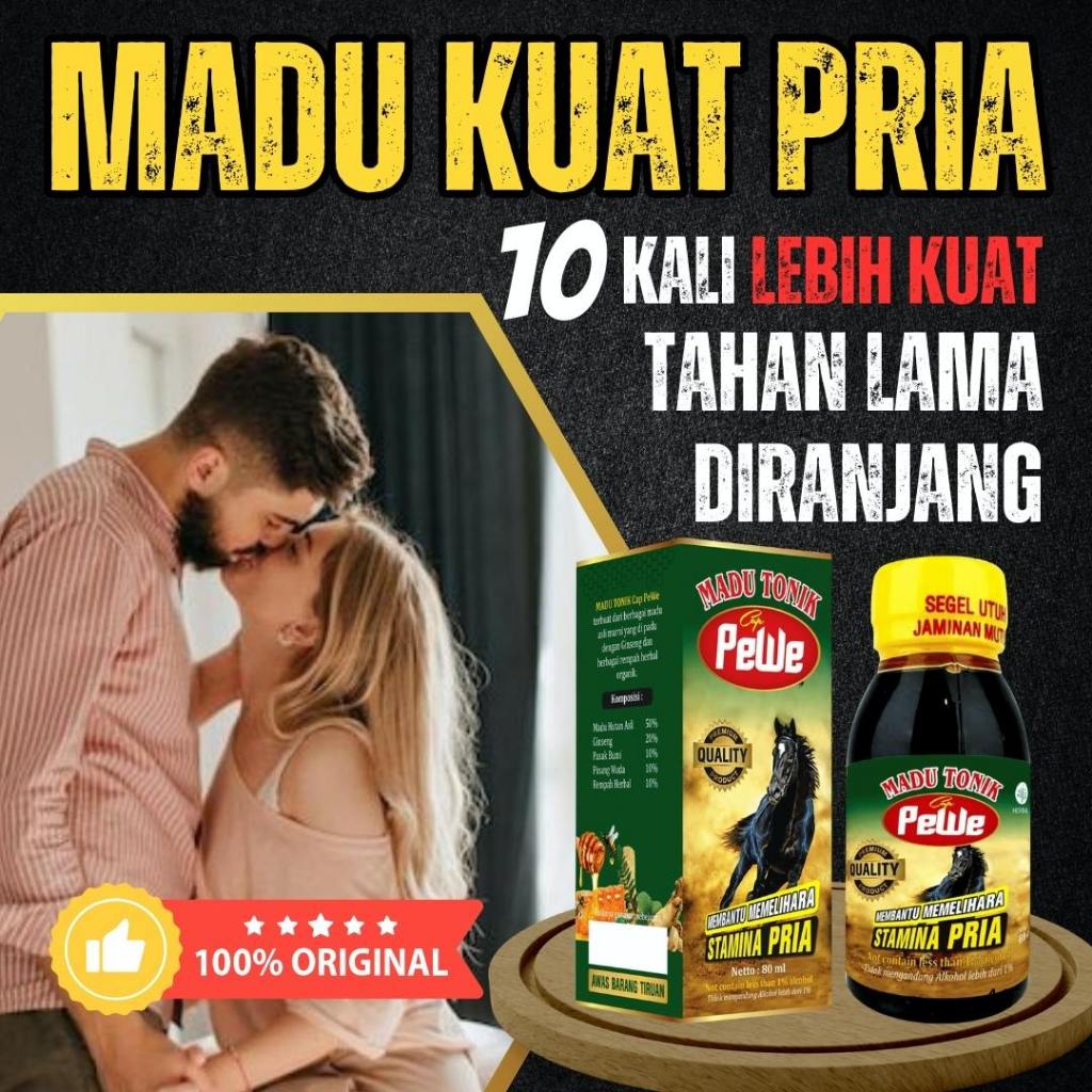 

Madu Tonik Pewe Asli Madukuat Rahasia Kejantanan Stamina Pria Kuat Tahan Lama Di Ranjang Herbal Aman