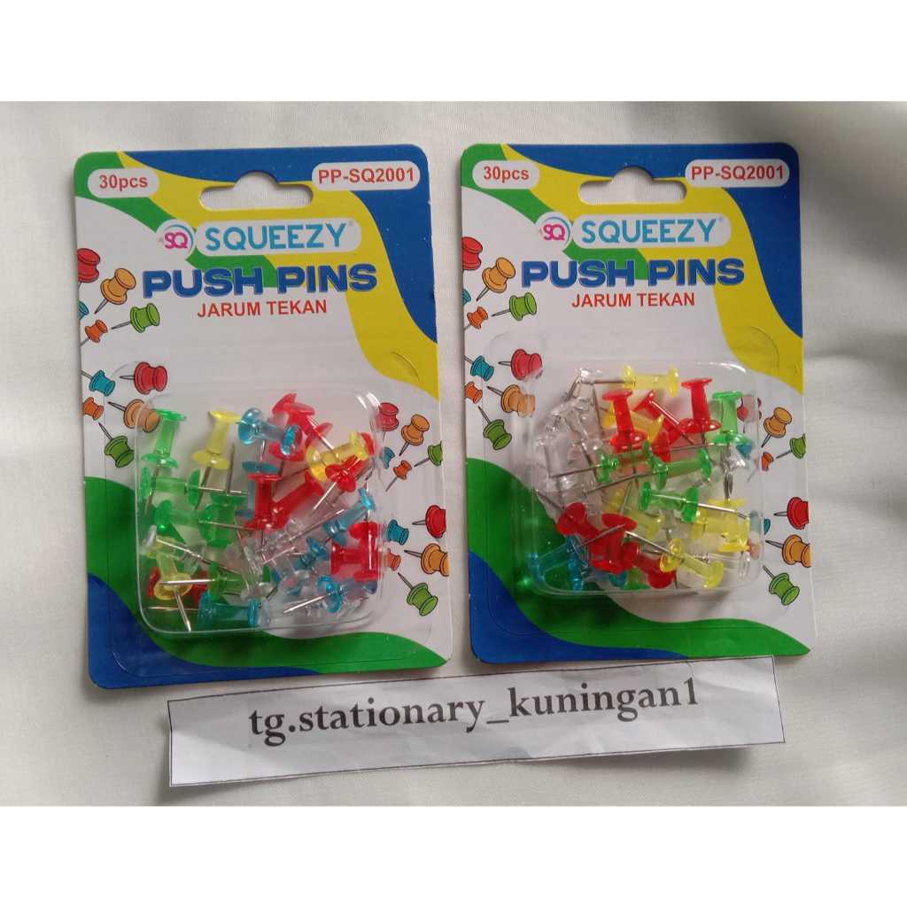 

Paku Payung Warna Squeezy Push pin PP-SQ2001