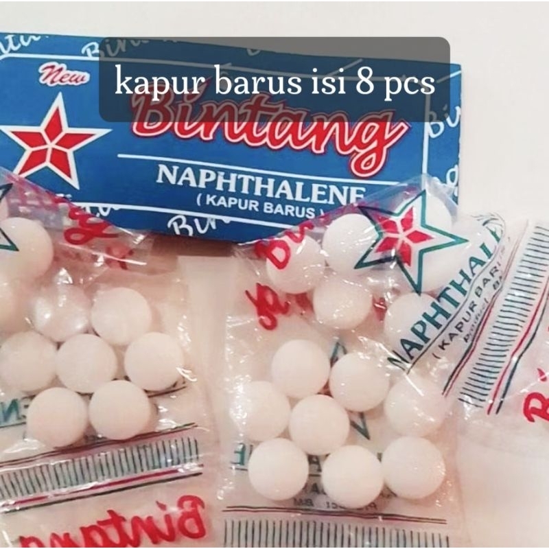 kapur barus putih kamper lemari baju pakaian
