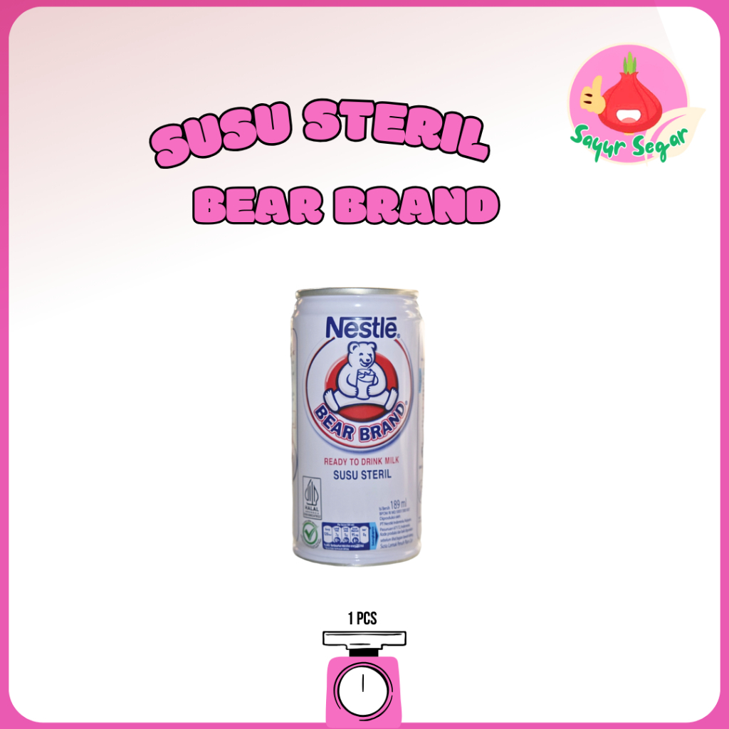 

Sayur Segar - Bear Brand Susu Steril/Beruang/UHT Milk