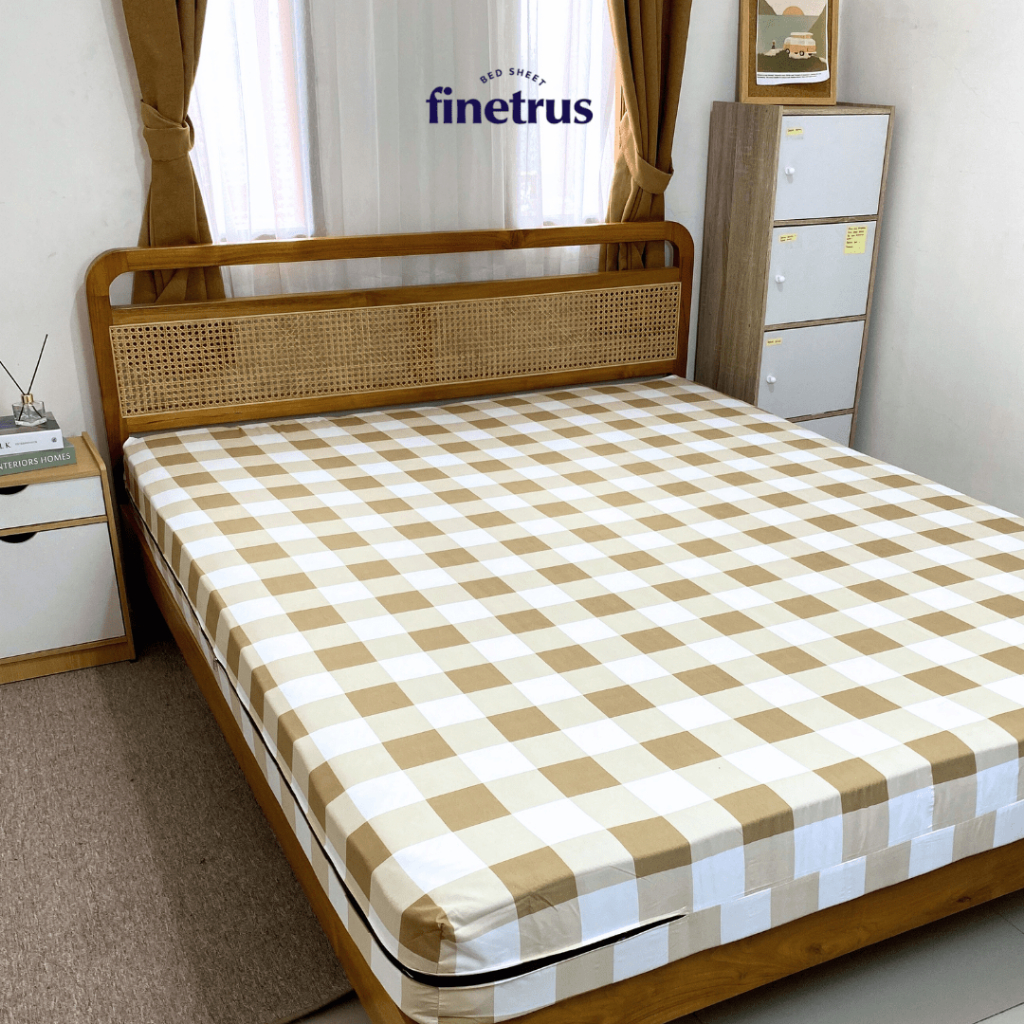 Finetrus - Sarung Kasur Resleting 160x200x30