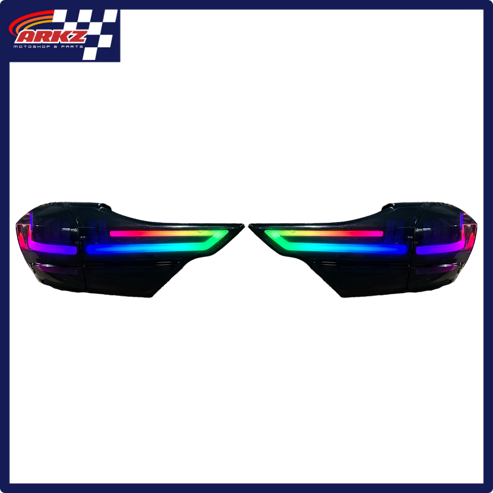 READY Stoplamp Custom Full RGB All New Rush Terios 2018 - 2024 Model Lamborghini Lambo Matrix Paddle