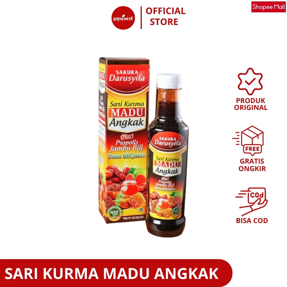 

DARUSYIFA - Sari Kurma Madu Angkak Darusyifa Plus Propolis